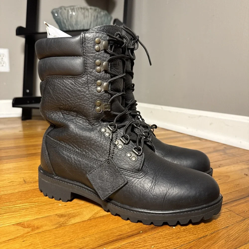 Timberland Super Boot 40 Below 8 Inch Black Anniversary 5911R Mens 10 1663/1973